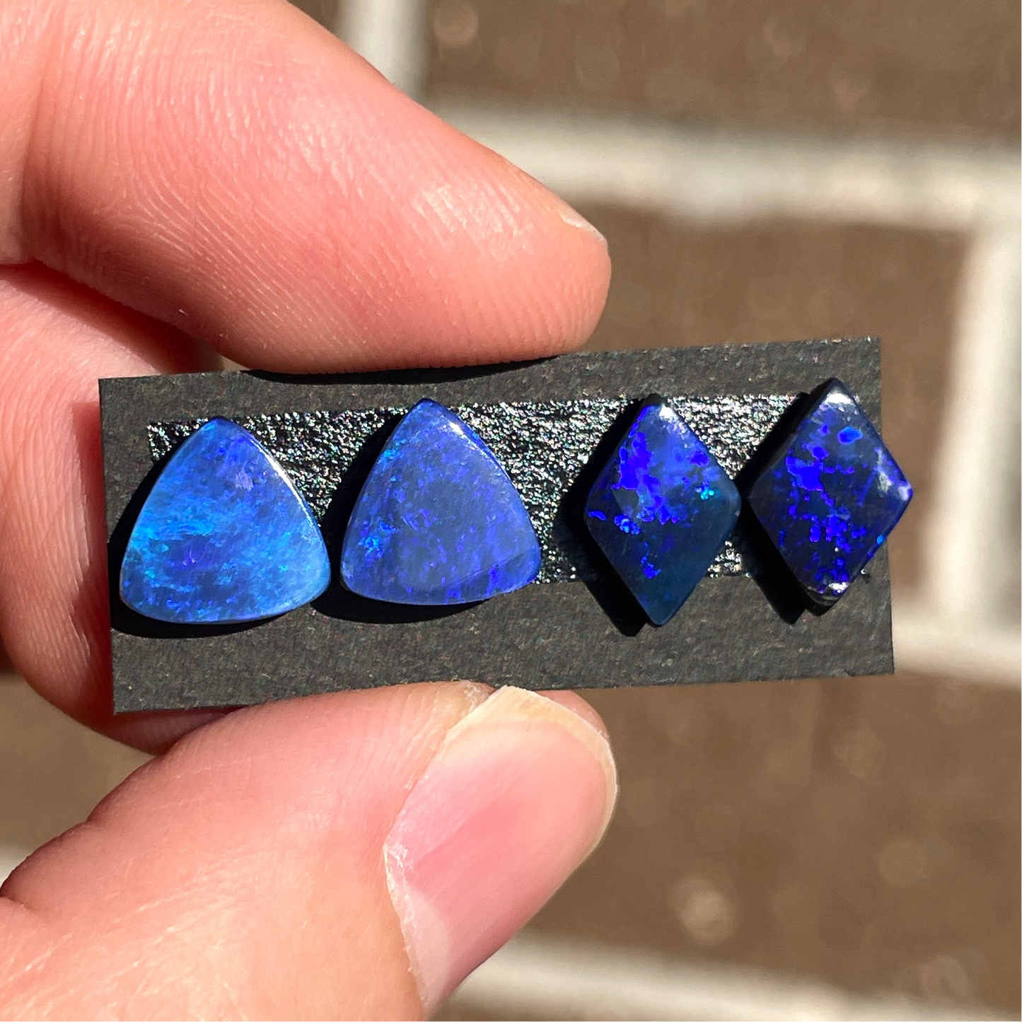 Australian Opal Doublet Cabochon Pairs - Choose your Pair (W6)