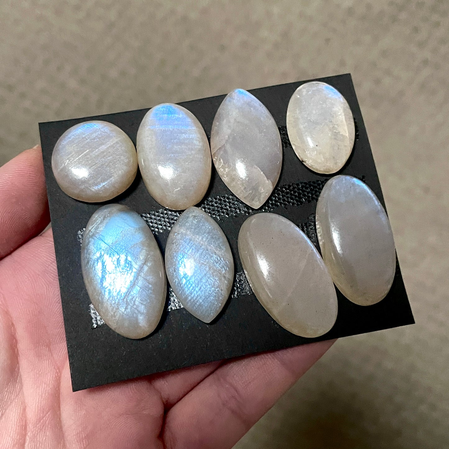 Belomorite Moonstone (Sunstone with Moonstone) Cabochon Smooth - Choose your Stone (B)W4
