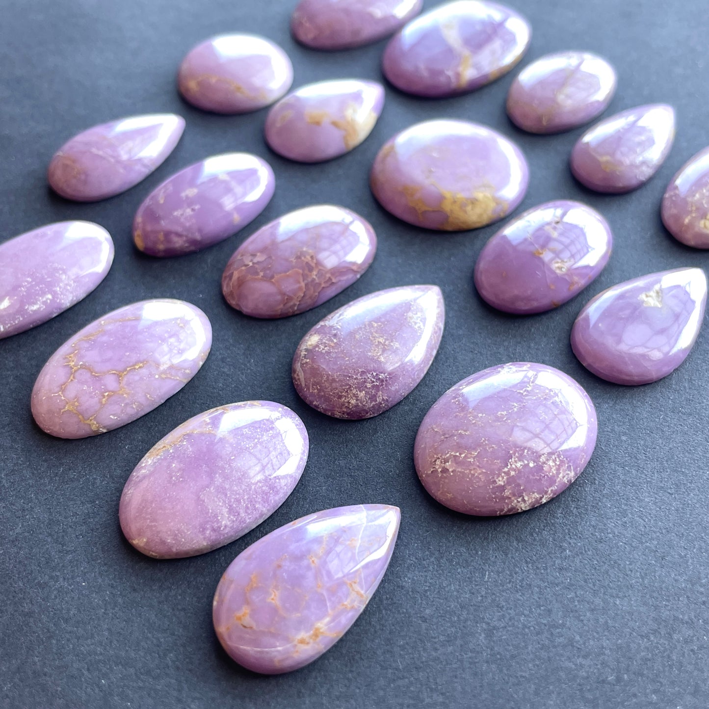 19-30mm Phosphosiderite Cabochon Smooth - Choose your Stone (W6)