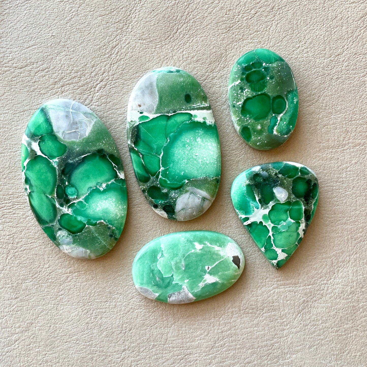 Australian Variscite Cabochon Smooth - Choose your Stone (A) W1