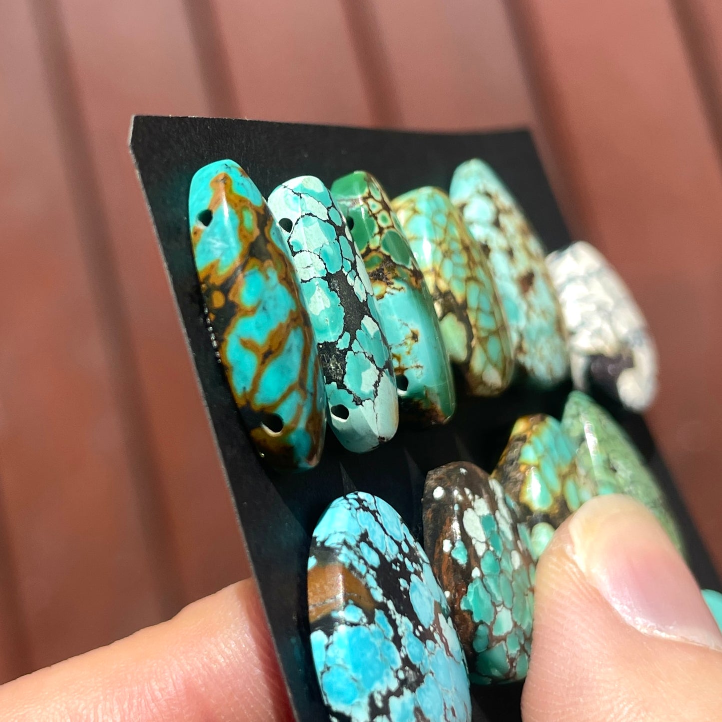 Hubei Turquoise Cabochon Smooth - Choose your Stone (W5)