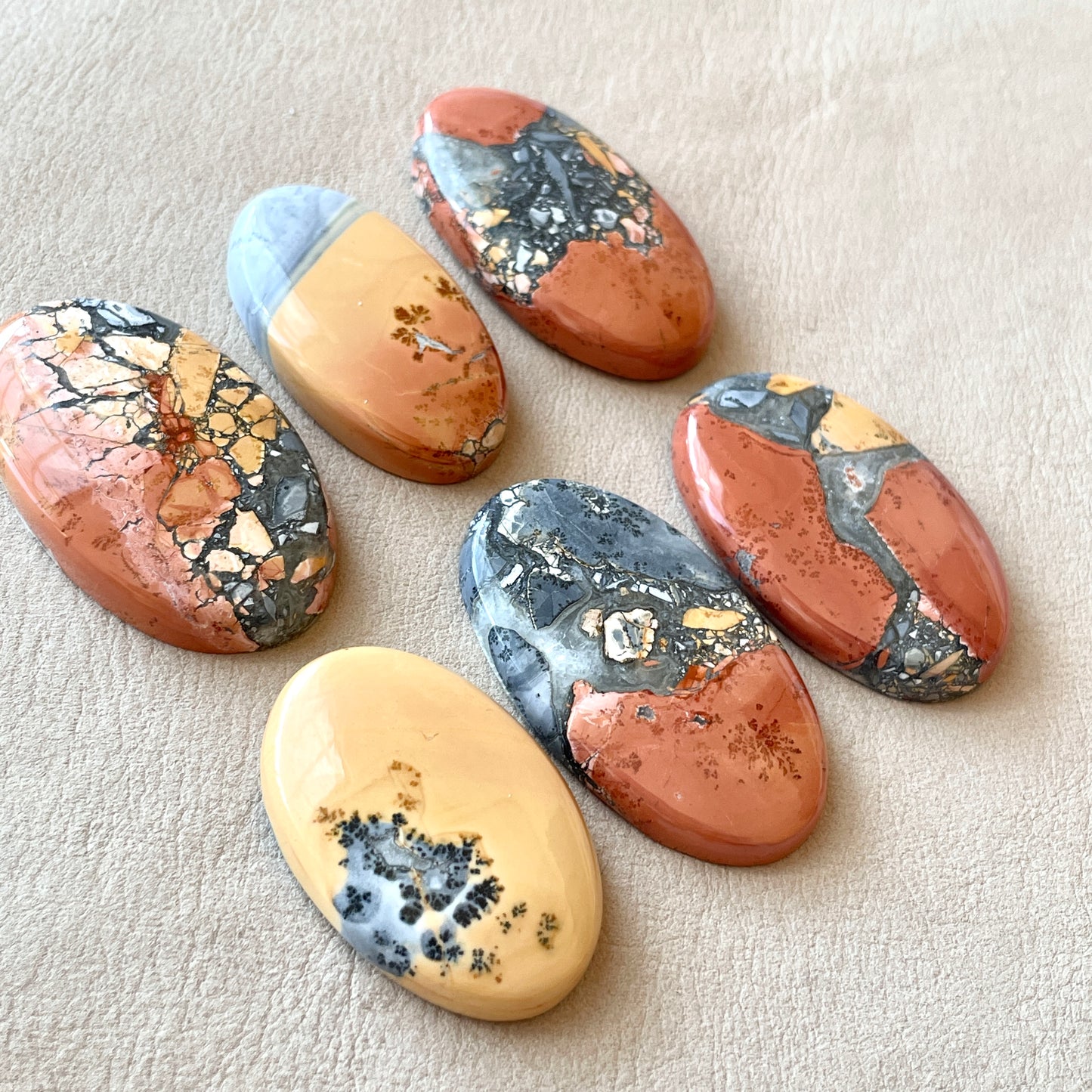 Maligano Jasper Oval Cabochon Smooth - Choose your Stone (A) W2