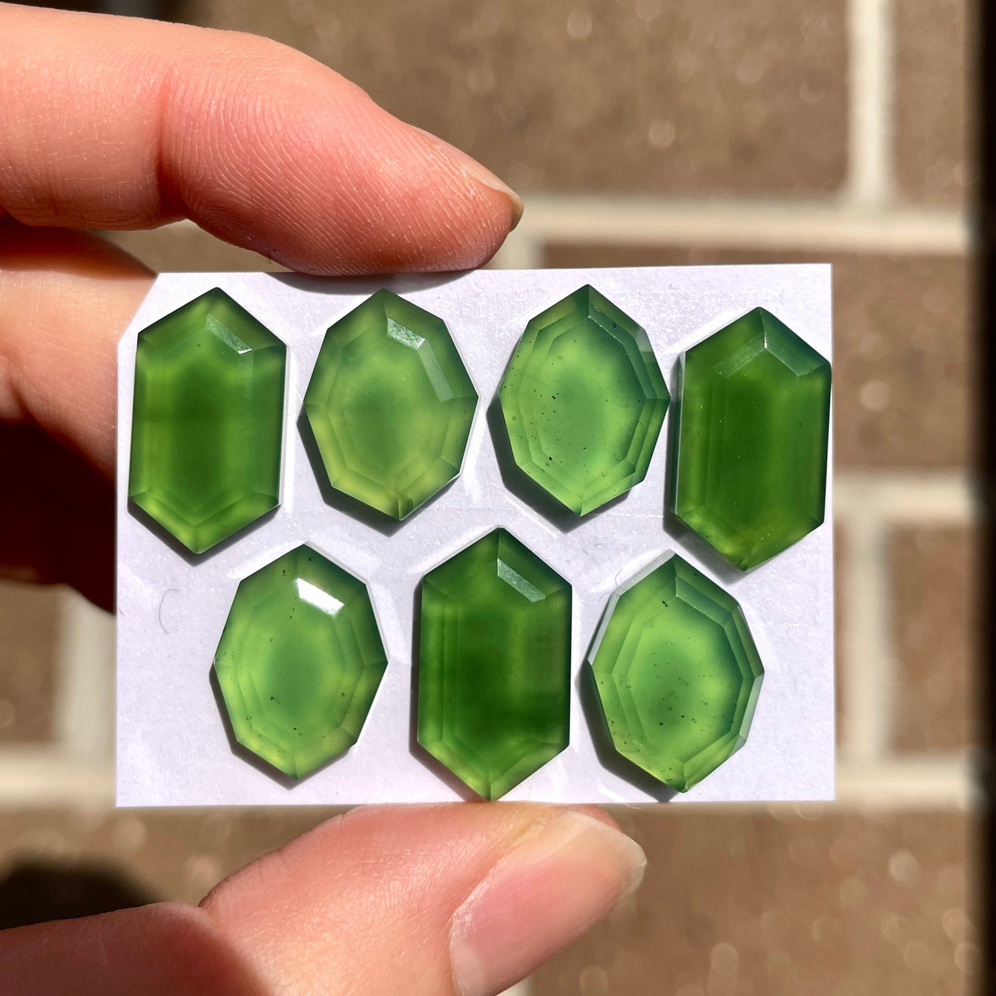 Serpentine Cabochon Step Cut - Choose your Stone (W10)