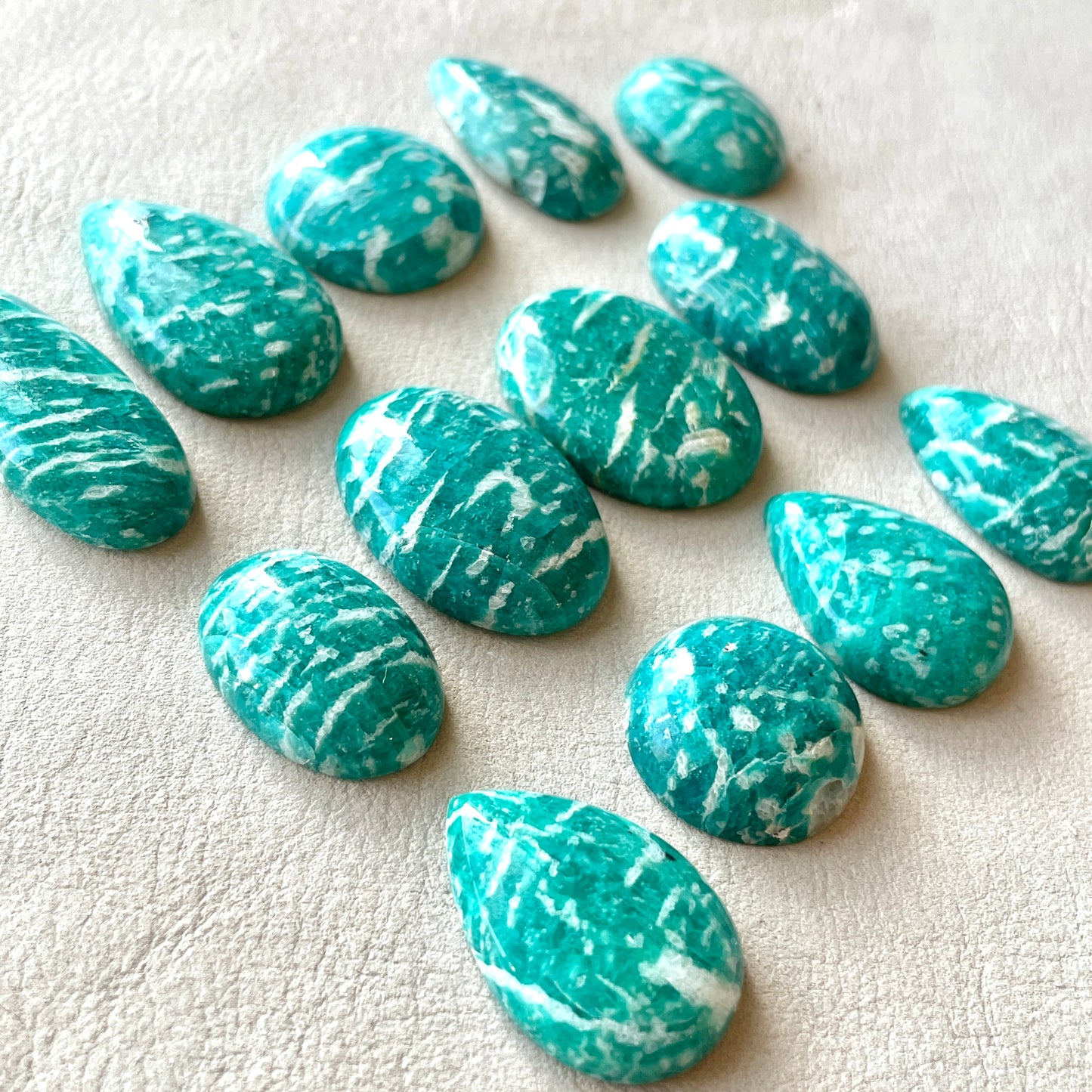 19-34mm Russian Amazonite Cabochon Smooth - Choose your Stone (W9)