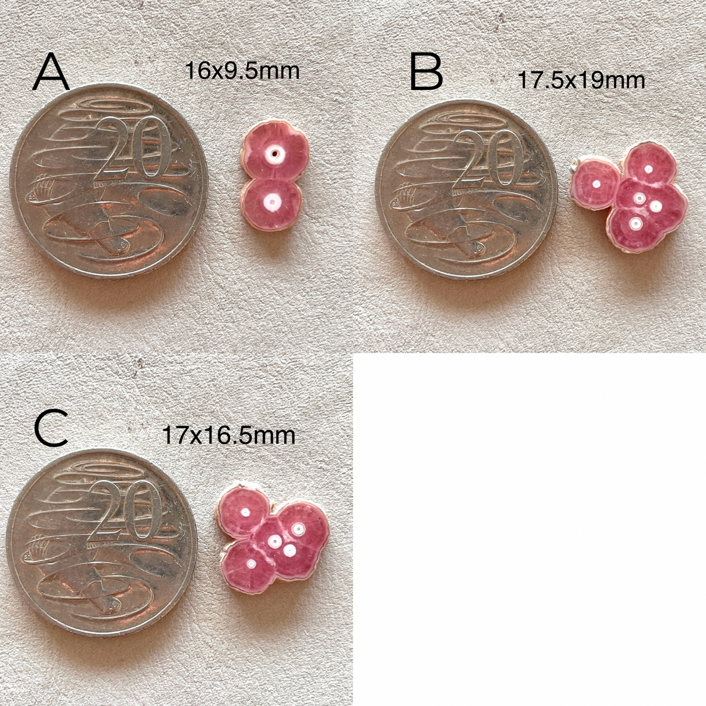 Argentina Rhodochrosite Stalactite Slice/Cabochon Polished - Choose your Slice (W9)