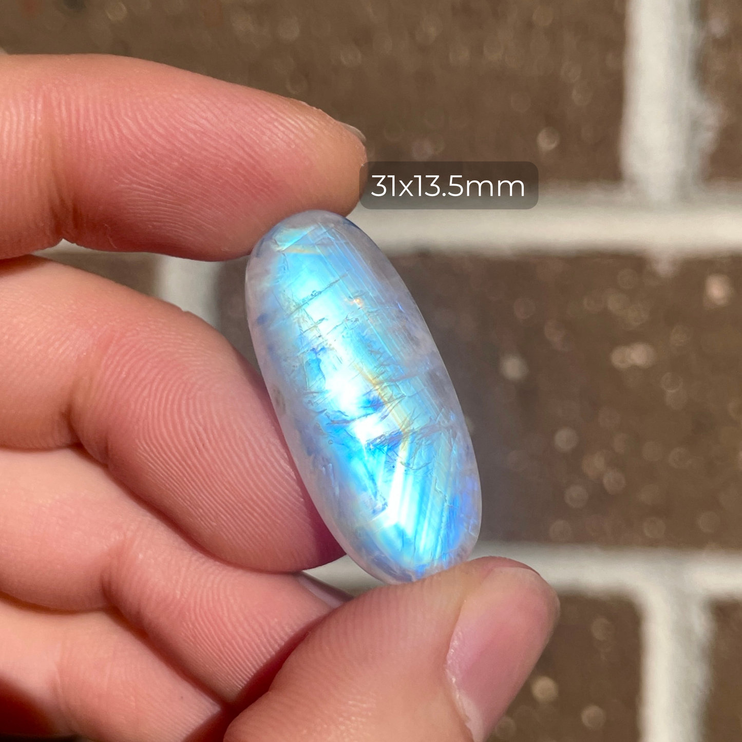 Rainbow Moonstone Oval Cabochon (E)