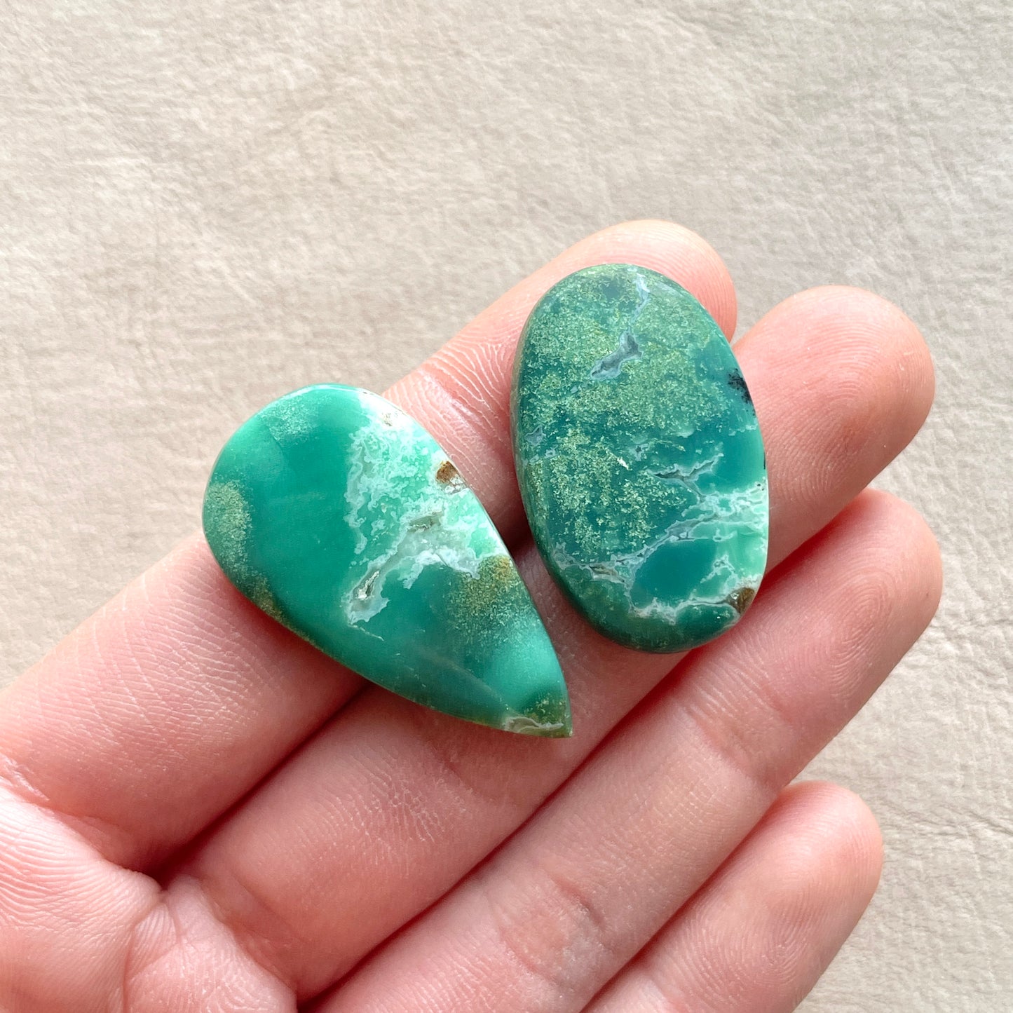 Australian Chrysoprase Cabochon Smooth - Choose your Stone (A)