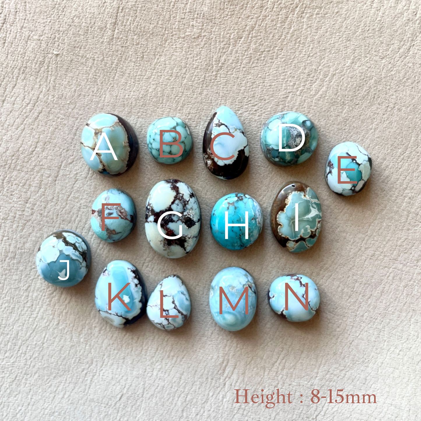 Gobi Desert Cabochon Smooth (Backed) - Choose your Stone (D)(W3)
