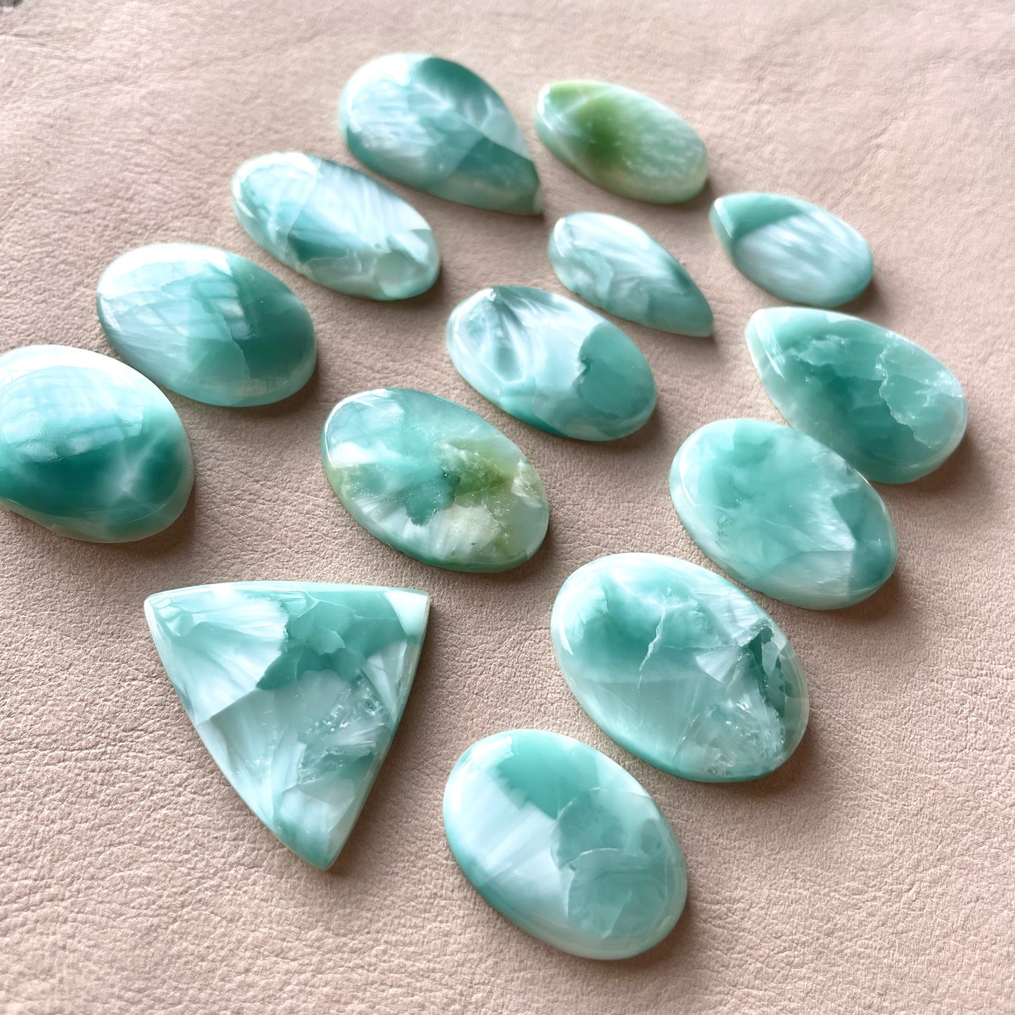 Chatoyant Hemimorphite Cabochon Smooth - Choose your Stone (W5)