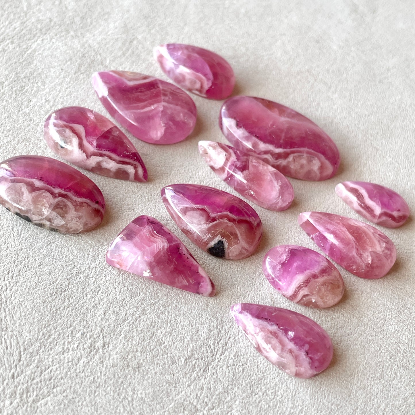 15-28mm Gemmy Pink Cobaltoan Calcite Cabochon Smooth - Choose your Stone (W6)