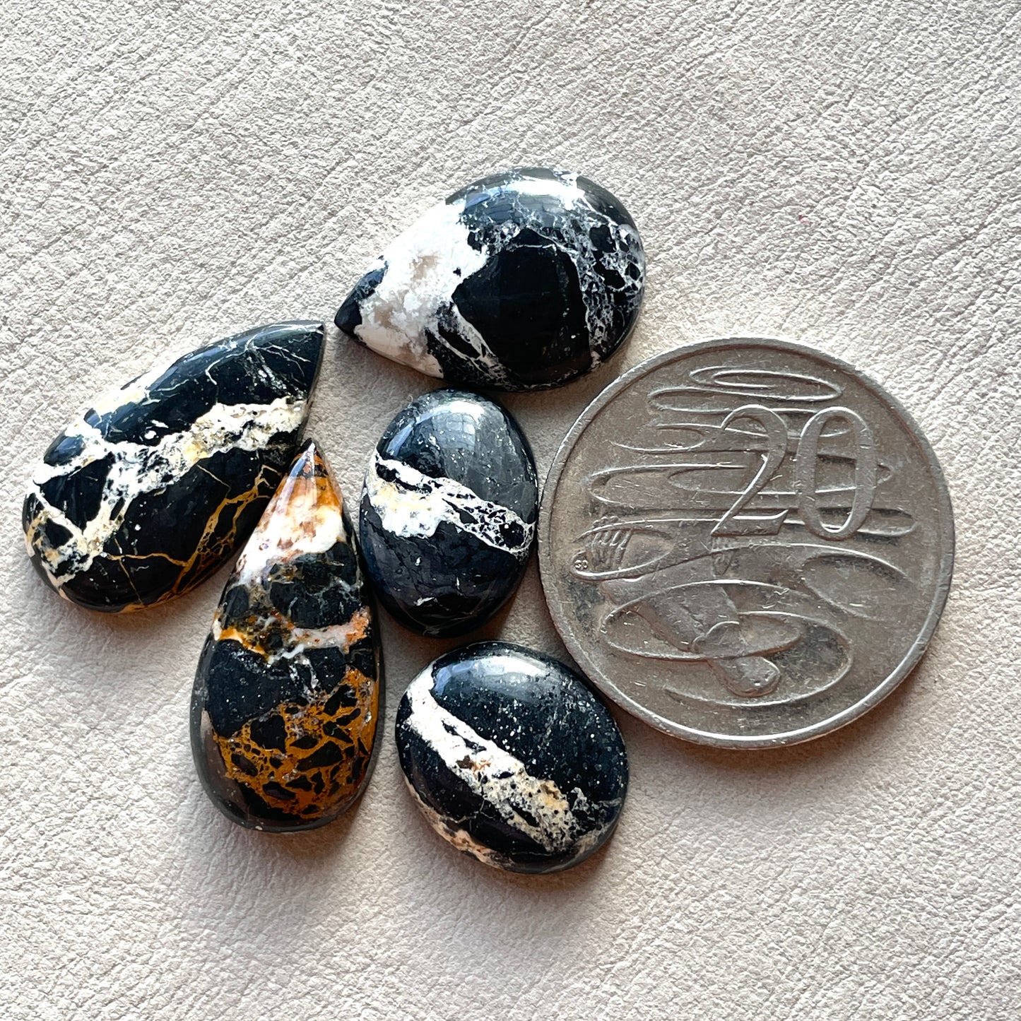 White Buffalo Turquoise (Dolomite) Cabochon Smooth - Choose your Stone (W9)