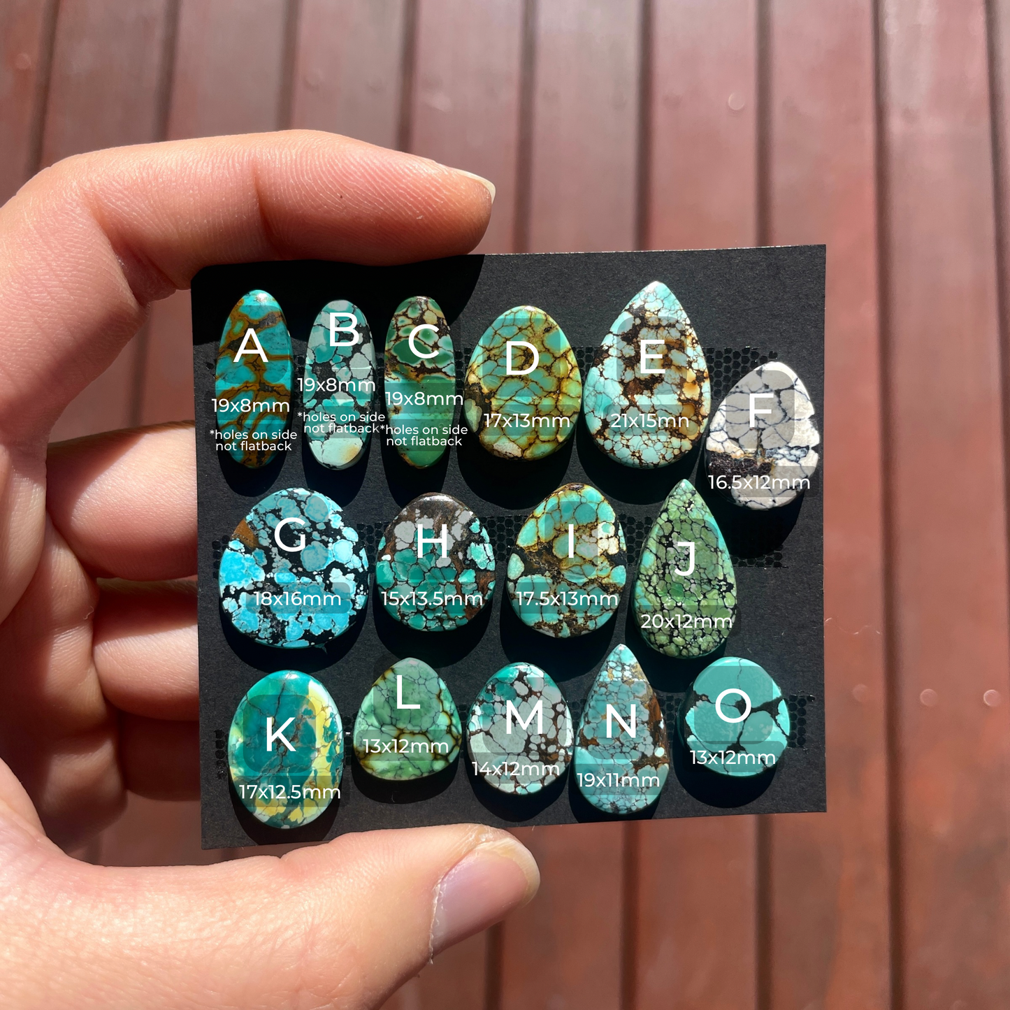 Hubei Turquoise Cabochon Smooth - Choose your Stone (W5)