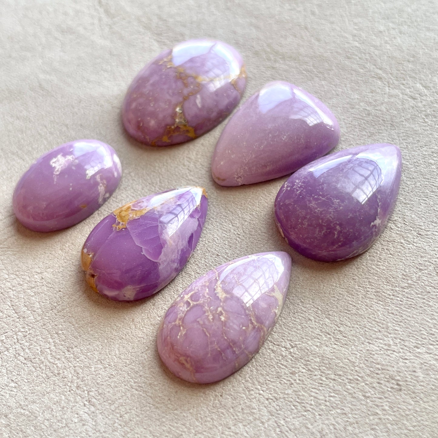 17-23mm Phosphosiderite Cabochon Smooth - Choose your Stone (W7)