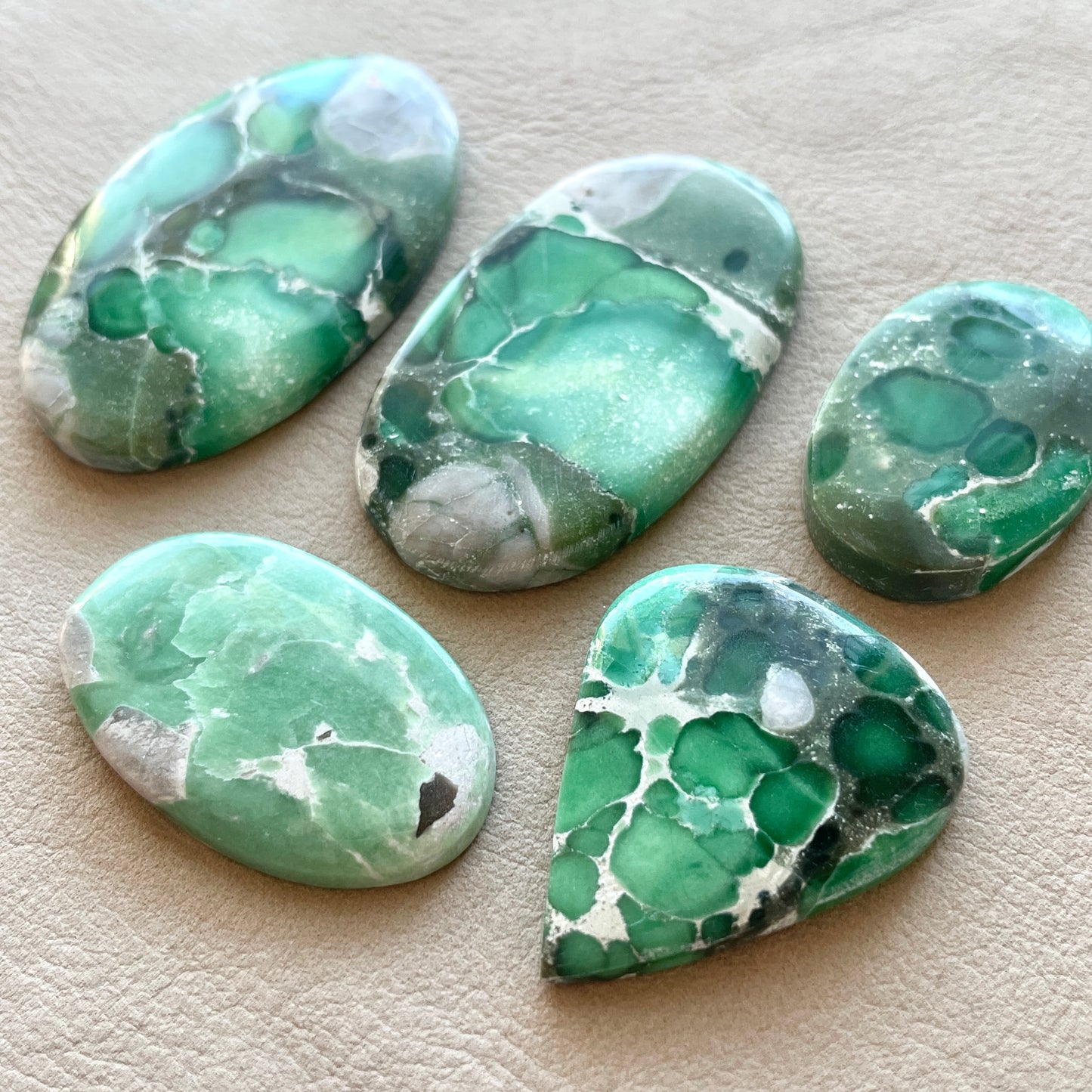 Australian Variscite Cabochon Smooth - Choose your Stone (A) W1