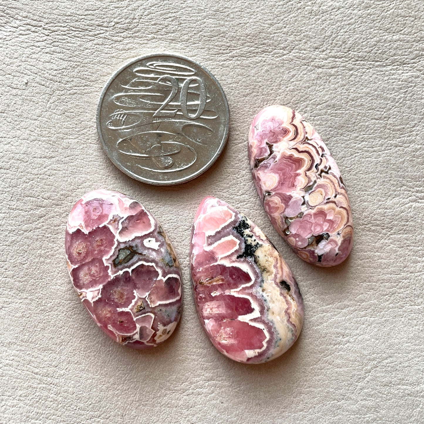 Rhodochrosite Cabochon Smooth - Choose your Stone (B)