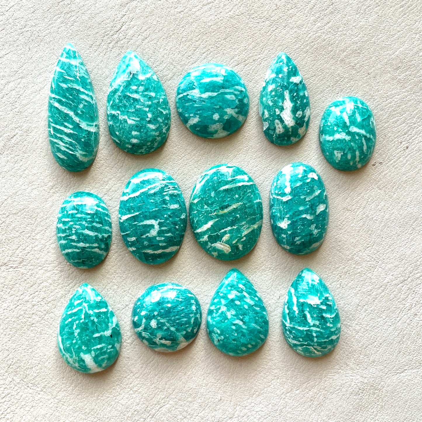 19-34mm Russian Amazonite Cabochon Smooth - Choose your Stone (W9)