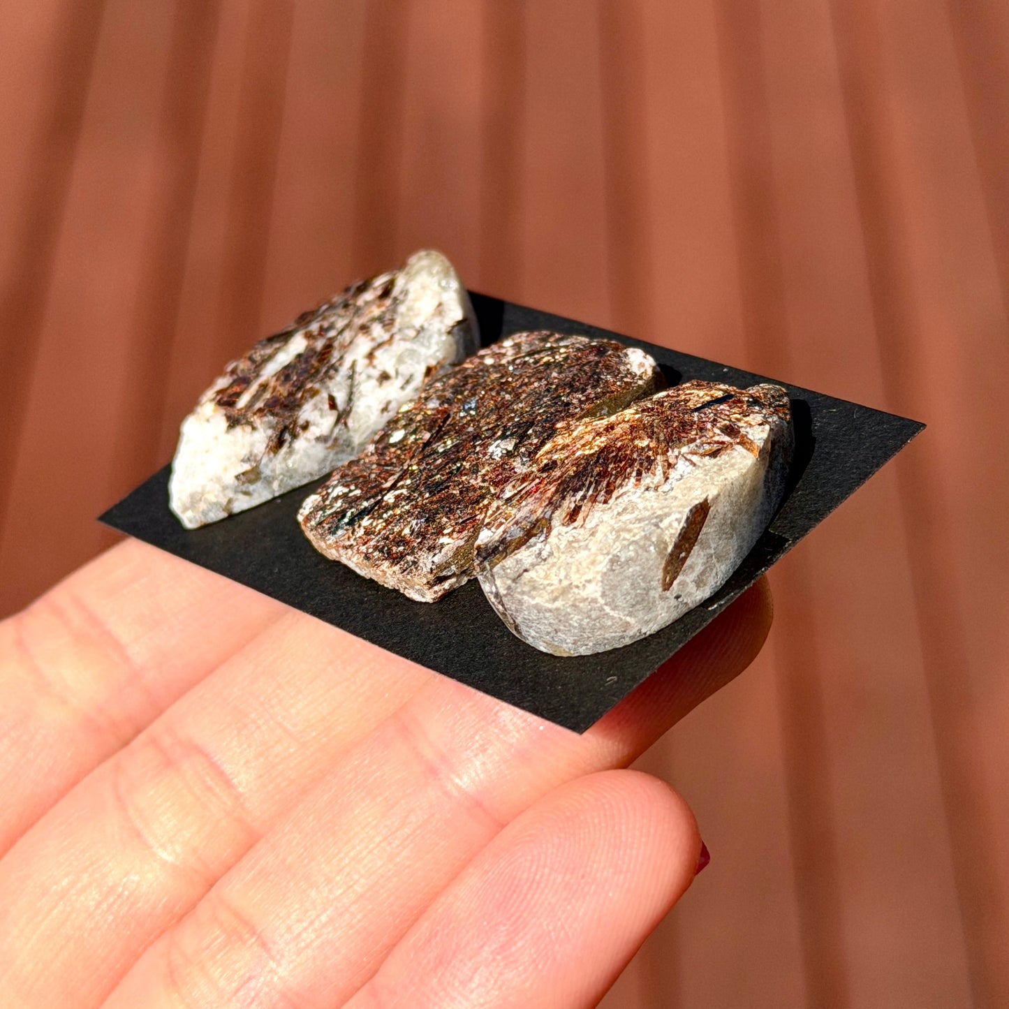 Astrophyllite Druzy Cabochon Raw-Face - Choose your Stone (W13)