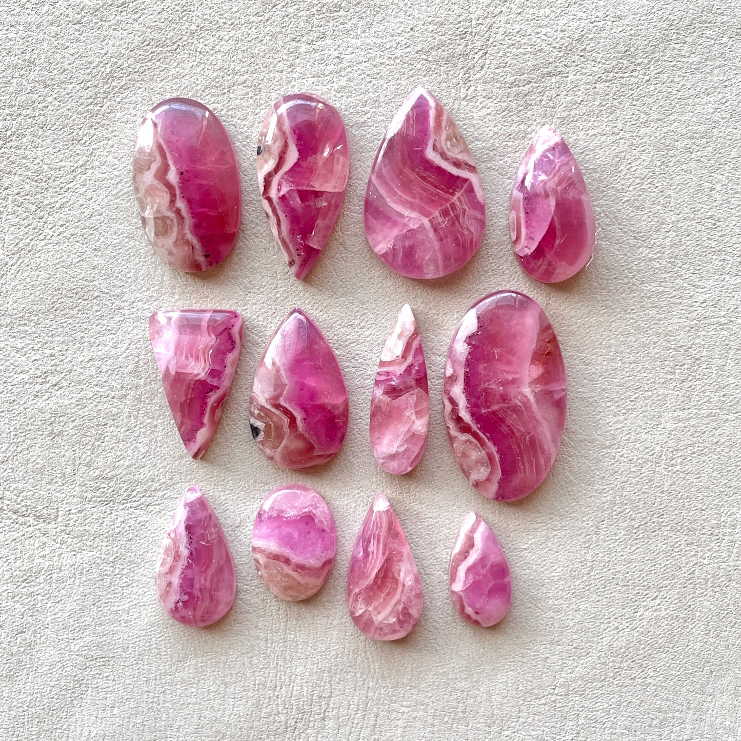 15-28mm Gemmy Pink Cobaltoan Calcite Cabochon Smooth - Choose your Stone (W6)