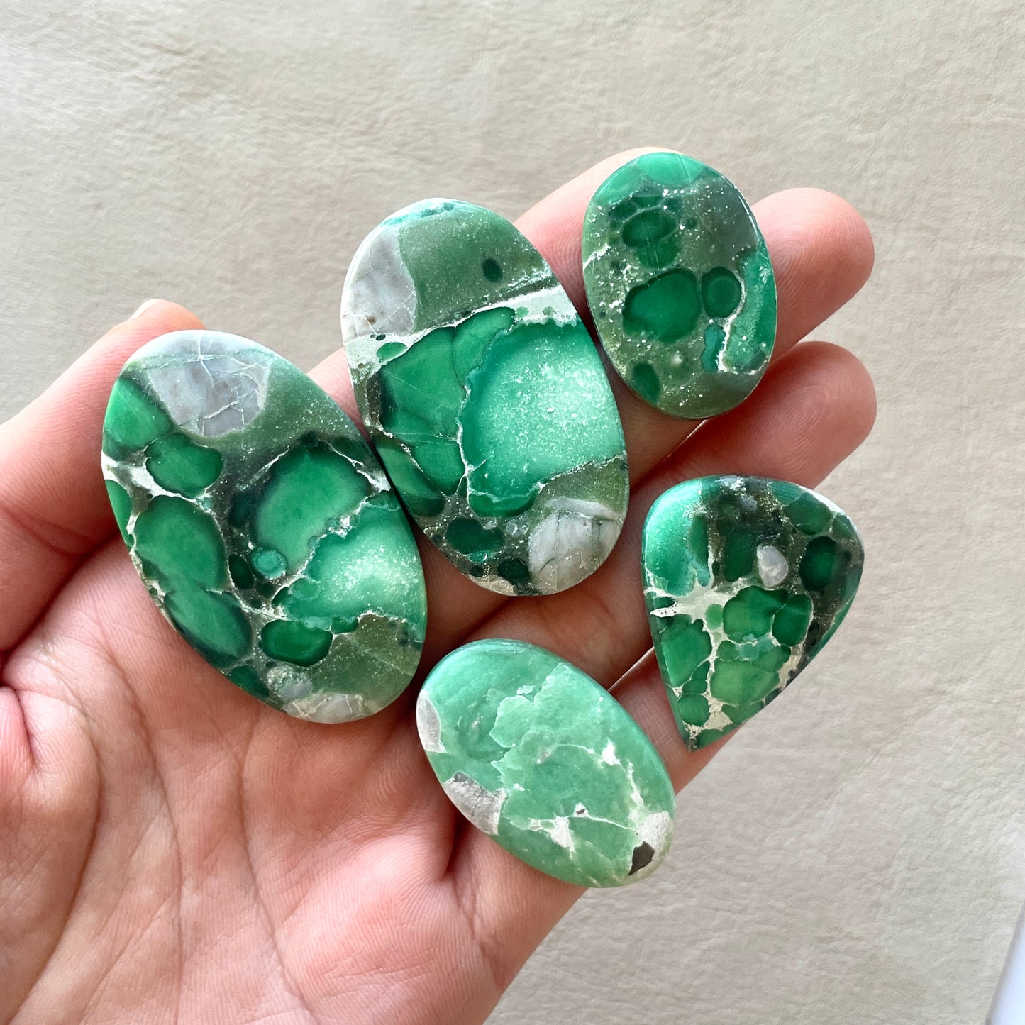 Australian Variscite Cabochon Smooth - Choose your Stone (A) W1