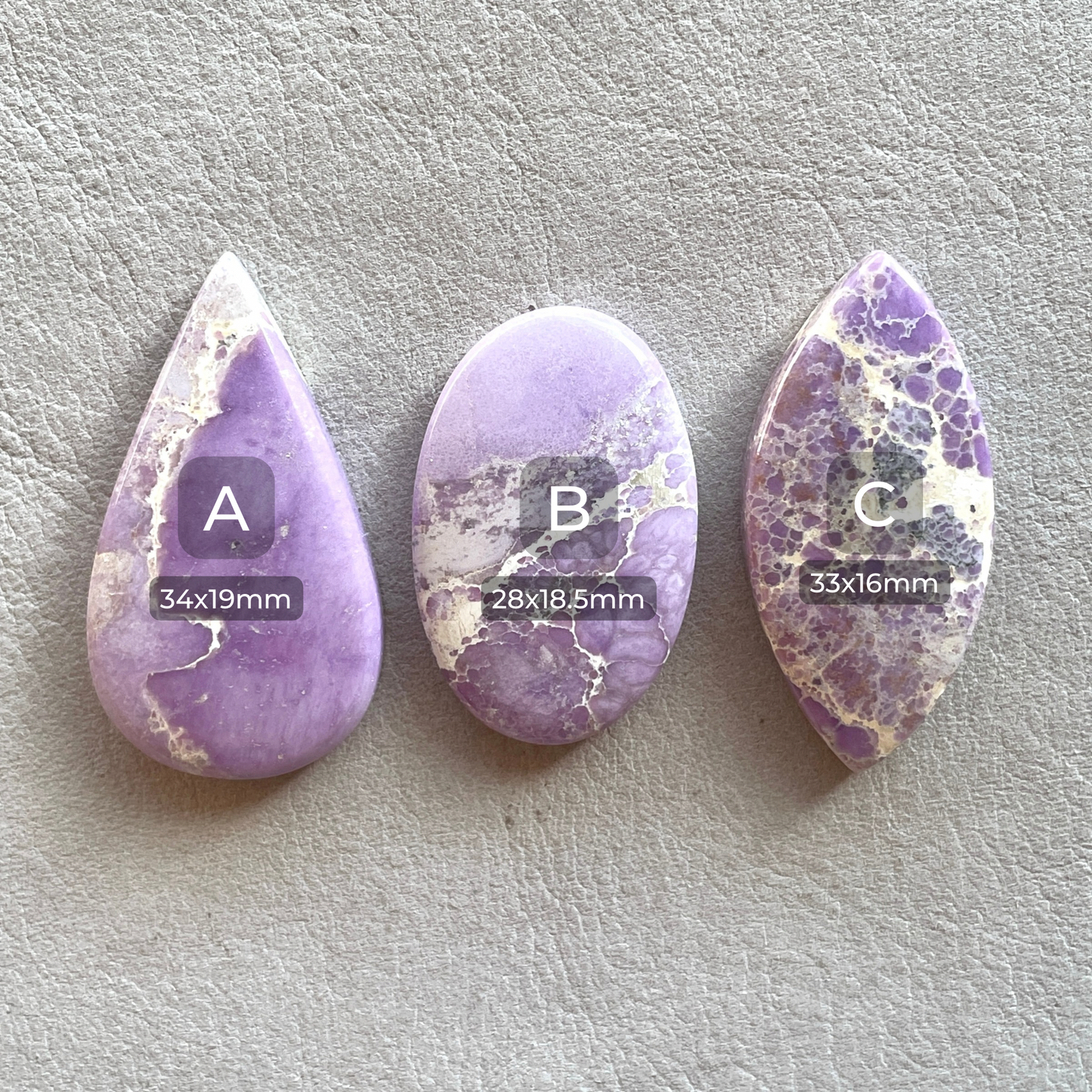 Phosphosiderite Smooth Cabochon - Choose your Stone (W9)
