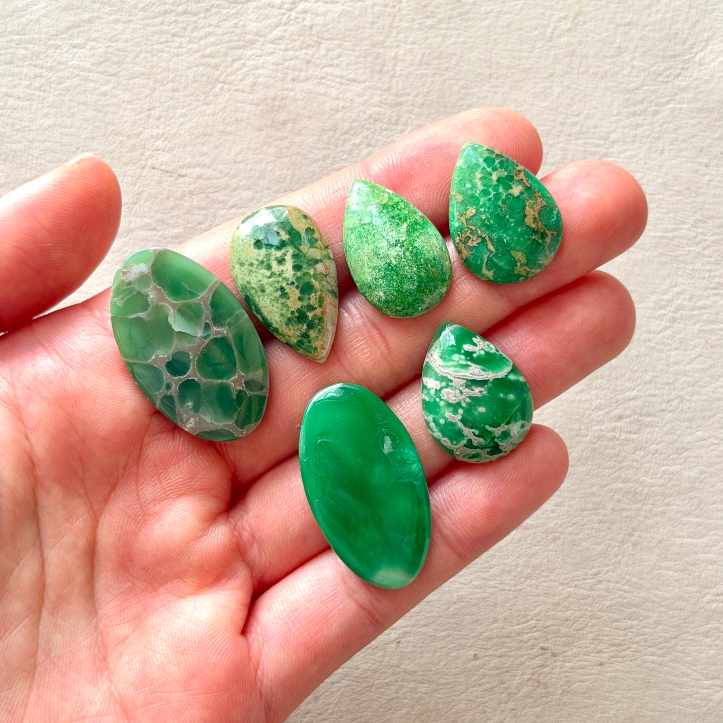 21-31mm Australian Variscite Cabochon Smooth - Choose your Stone (W3)