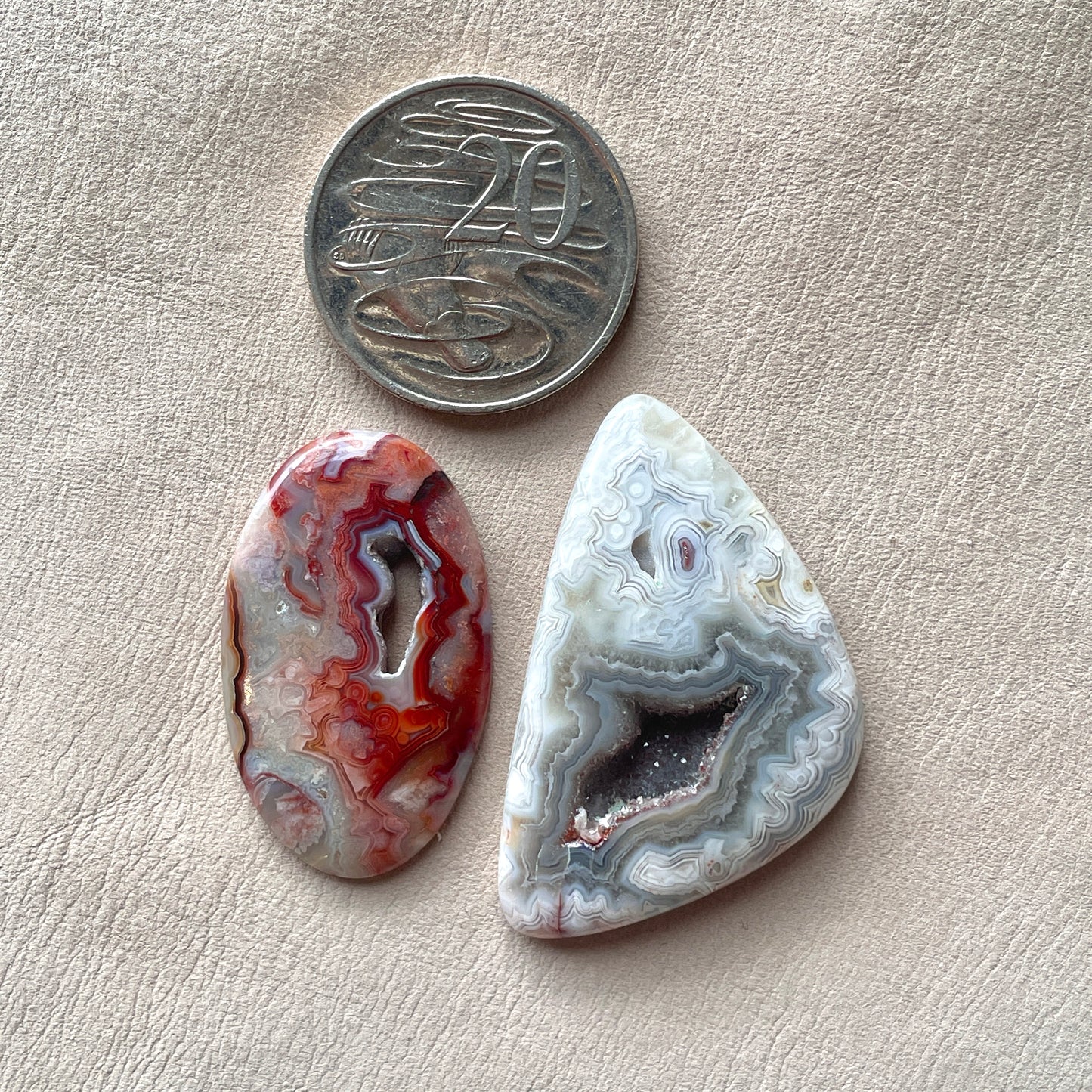 Crazy Lace Agate (with Druzy) Cabochon Smooth - Choose your Stone (W3)