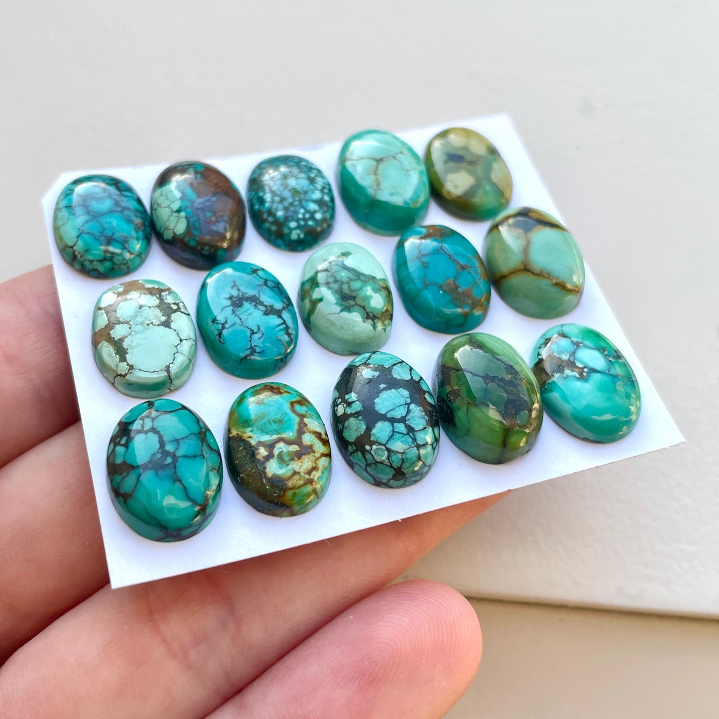 Tibetan Turquoise Cabochon Smooth - Choose your Stone (W9)
