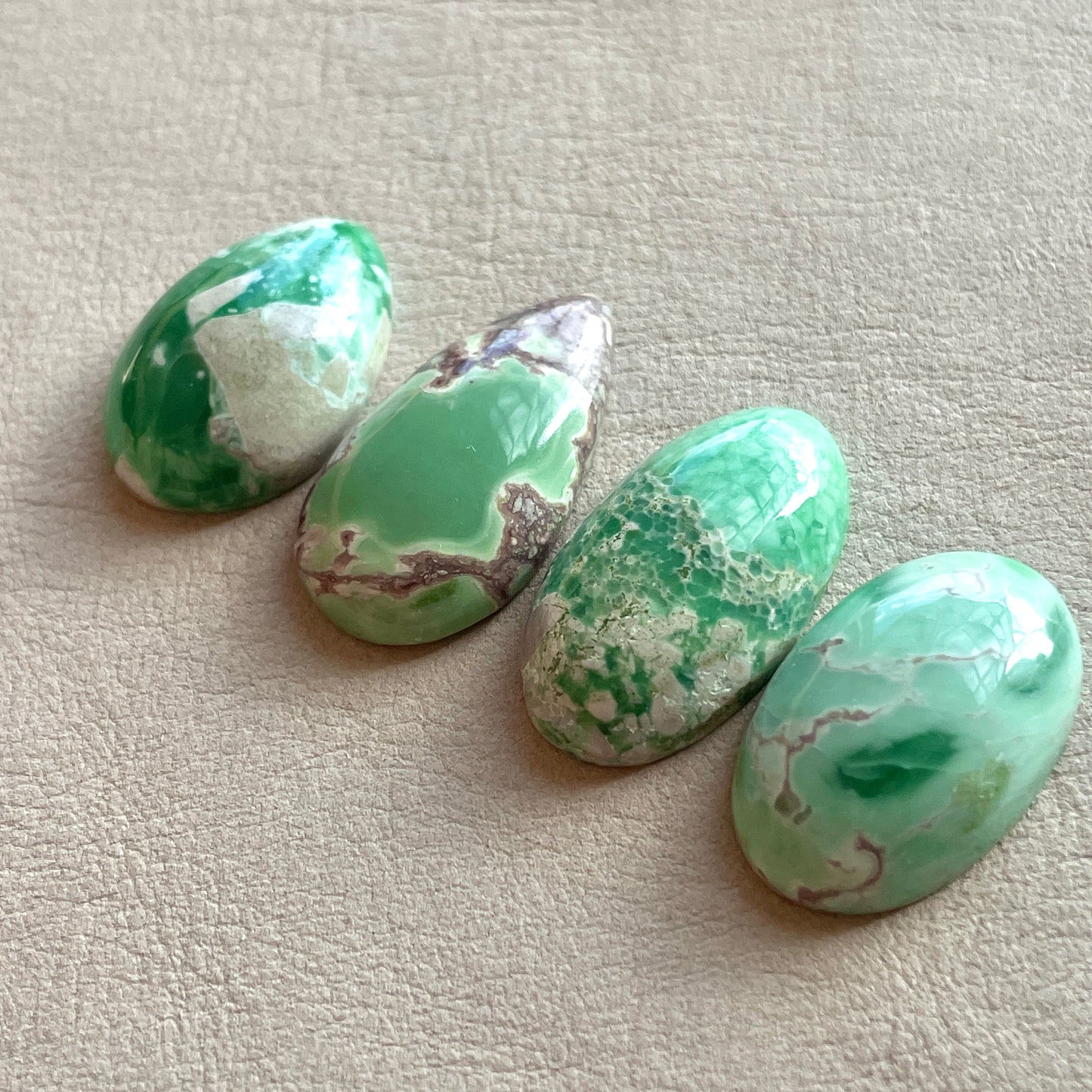 High-grade Australian Variscite Cabochon Smooth - Choose your Stone (W9)