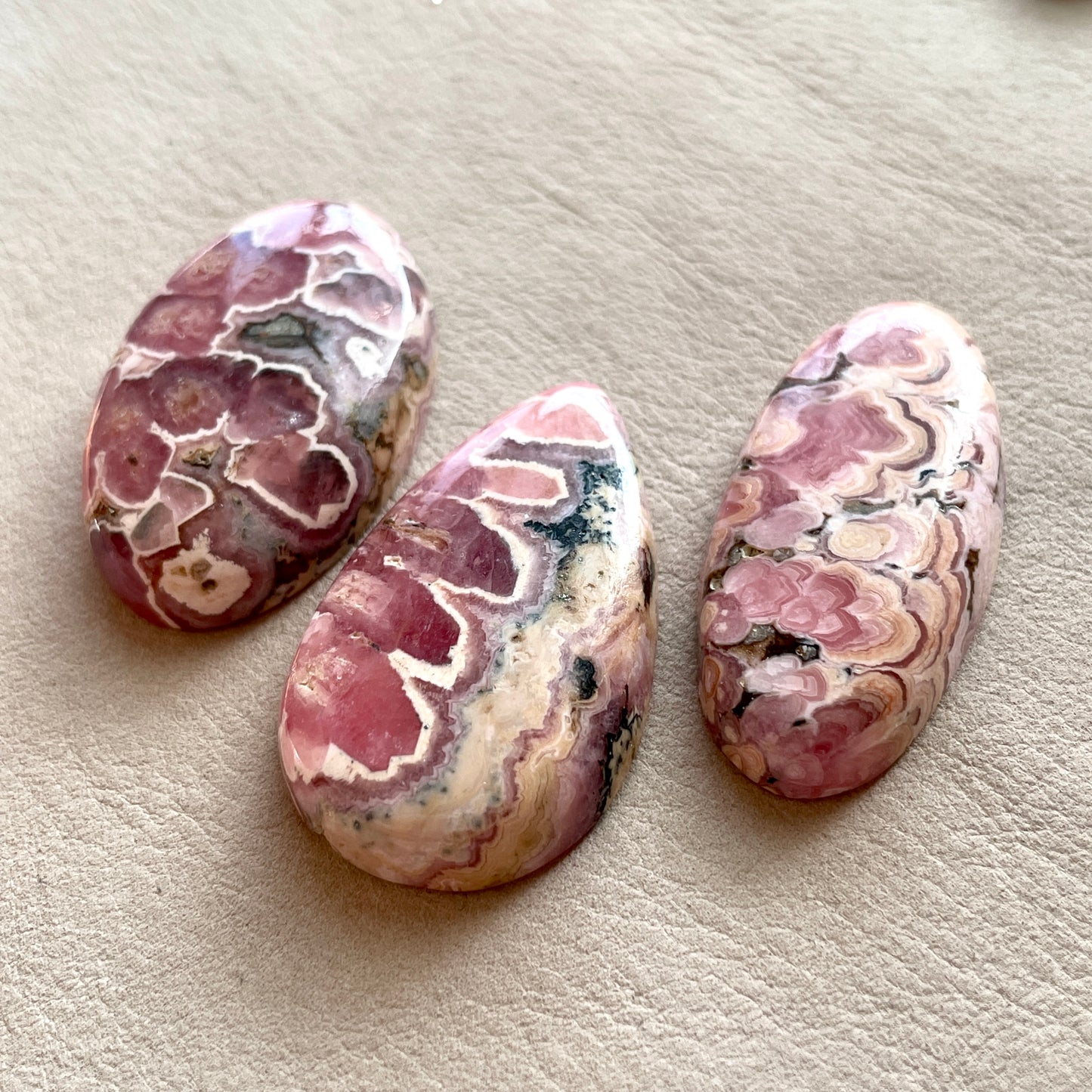 Rhodochrosite Cabochon Smooth - Choose your Stone (B)