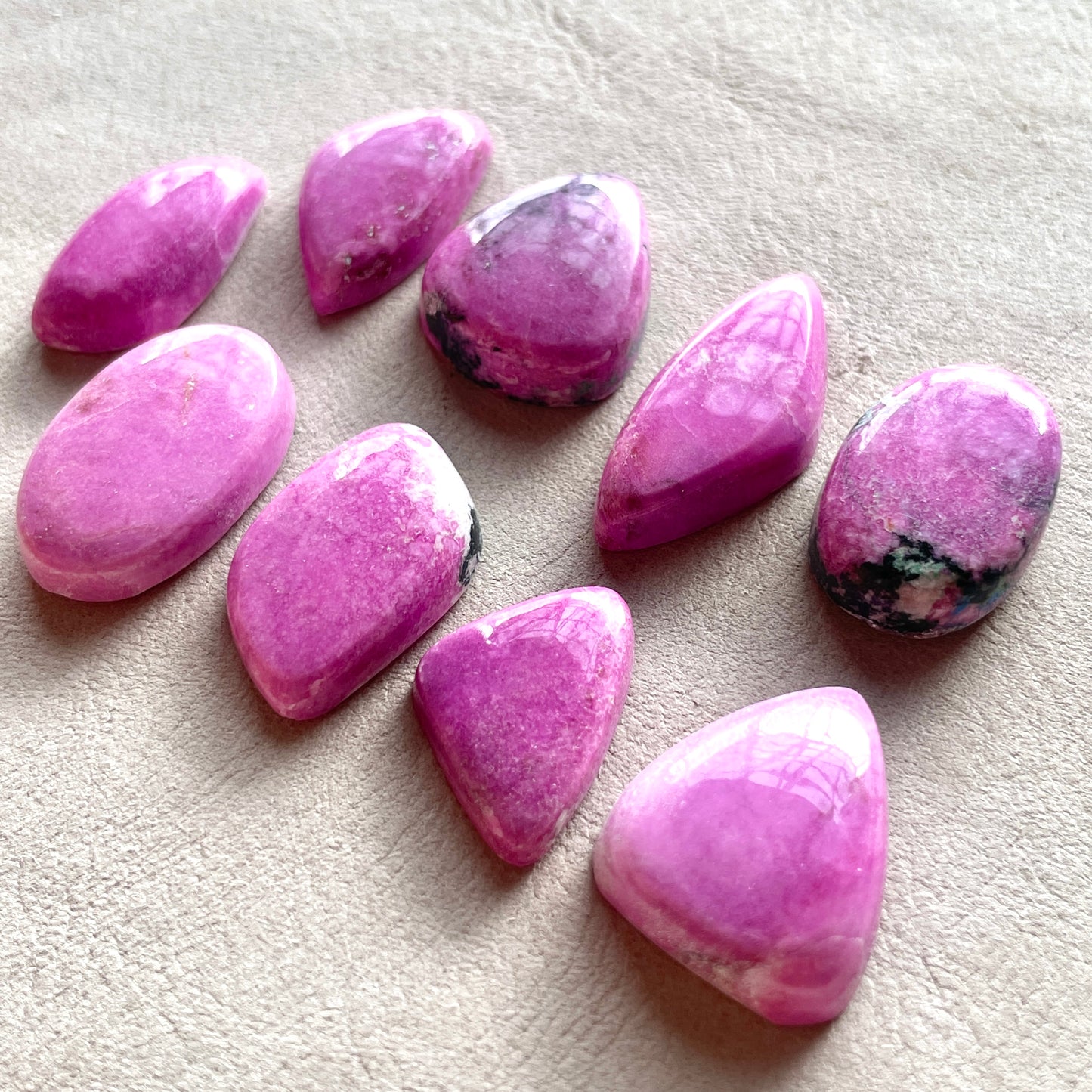 17-24mm Pink Cobaltoan Calcite Cabochon Smooth - Choose your Stone (W6)