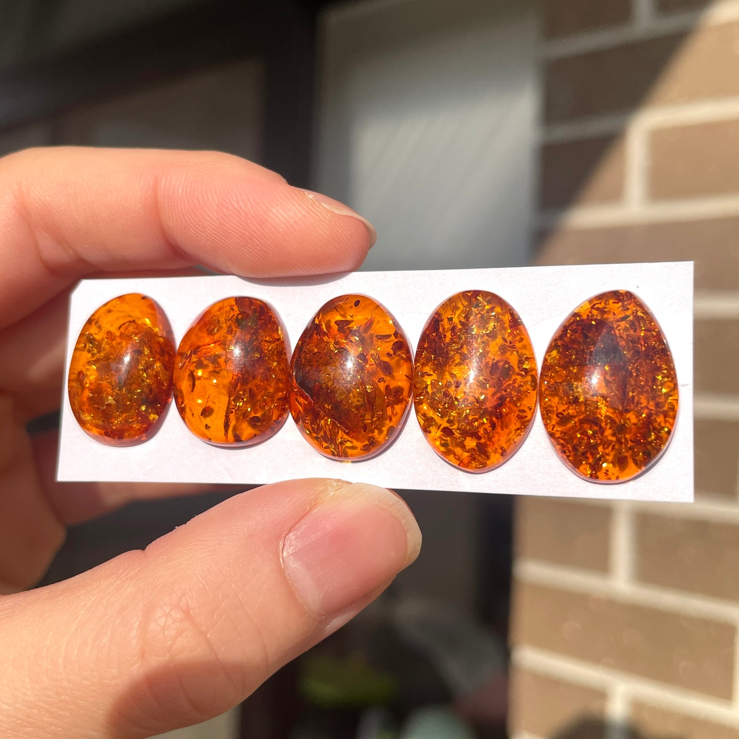 Baltic Amber Cabochon Smooth - Choose your Stone (W10)