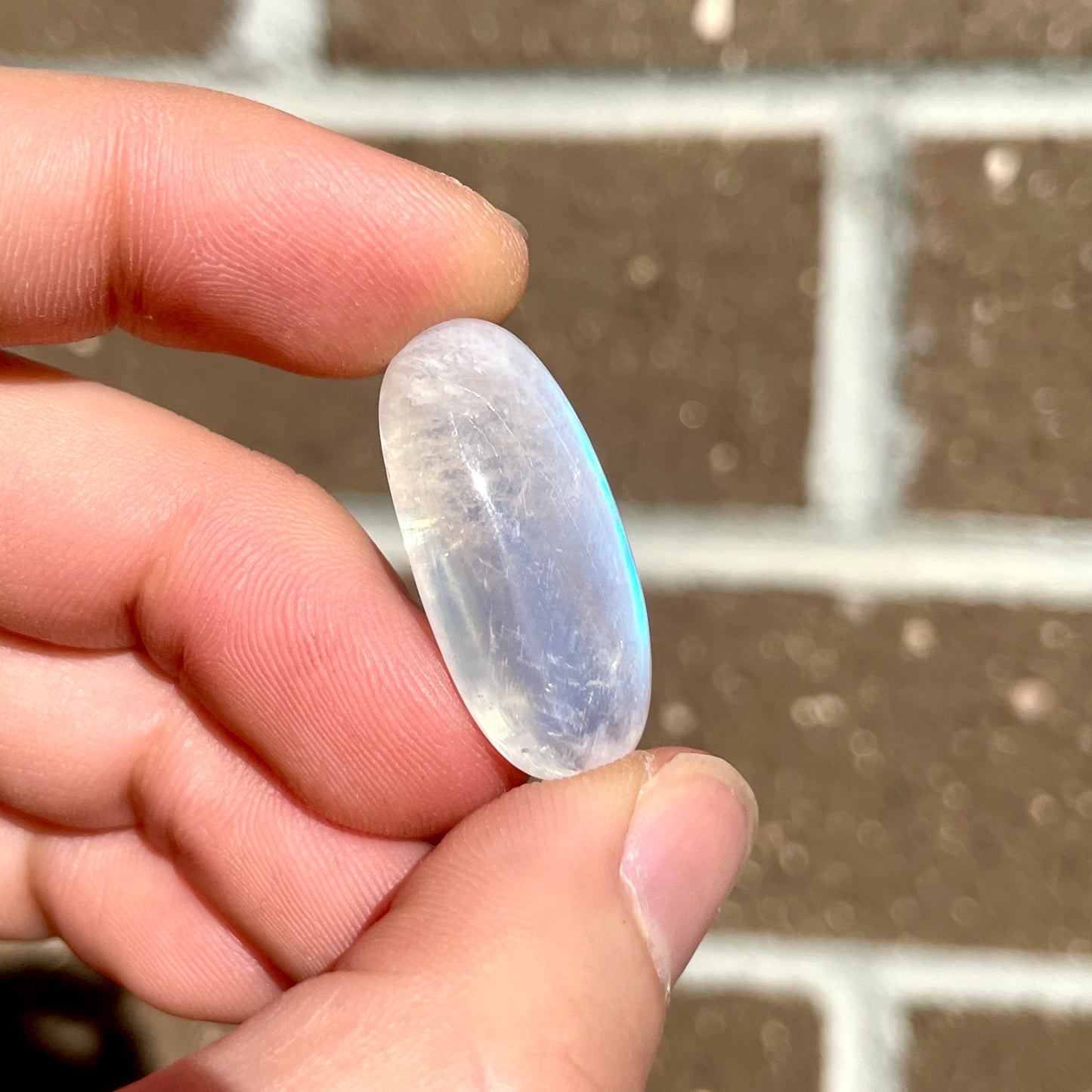 Blue Moonstone Oval Cabochon (A)