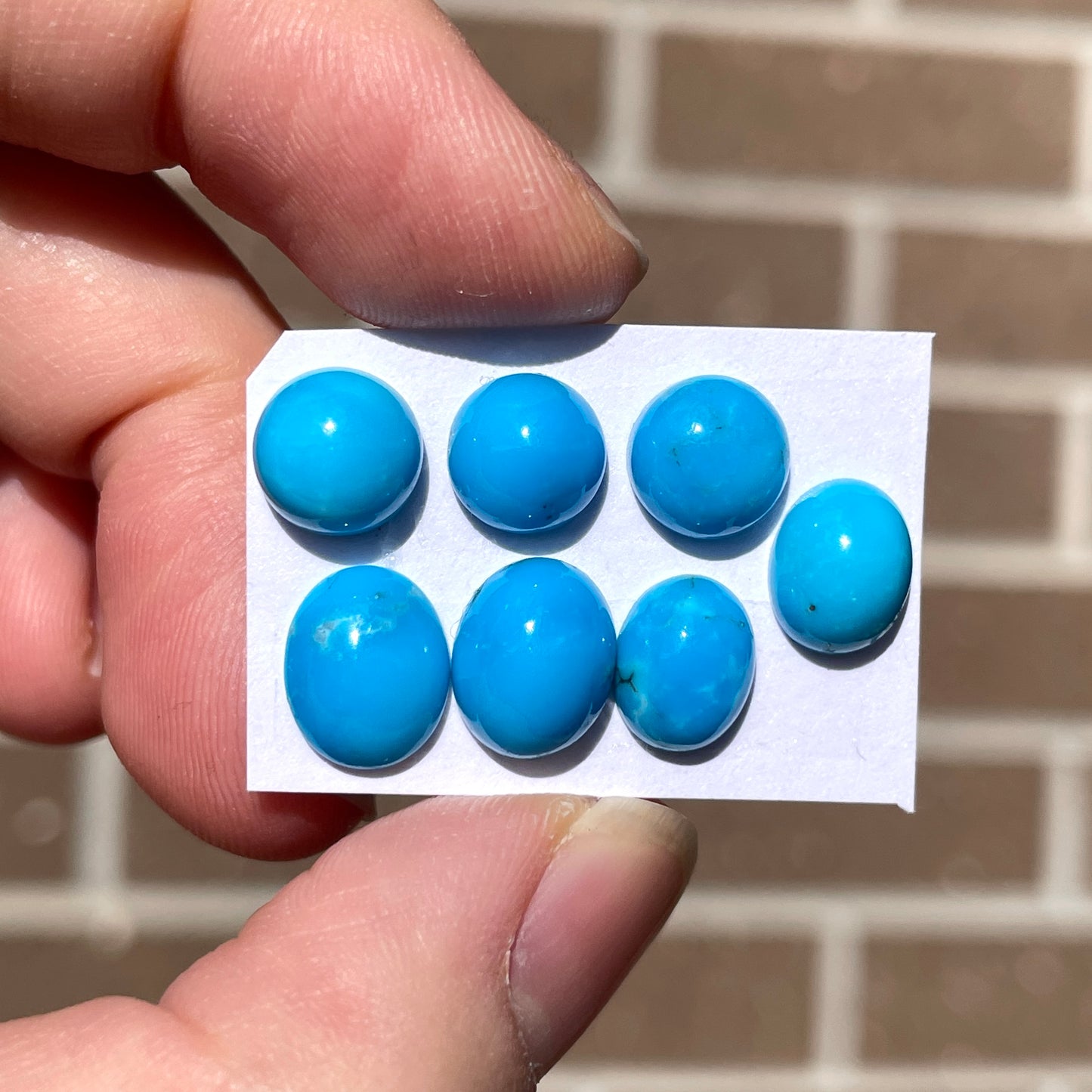 Sleeping Beauty Turquoise Cabochon Smooth - Choose your Stone (W10)