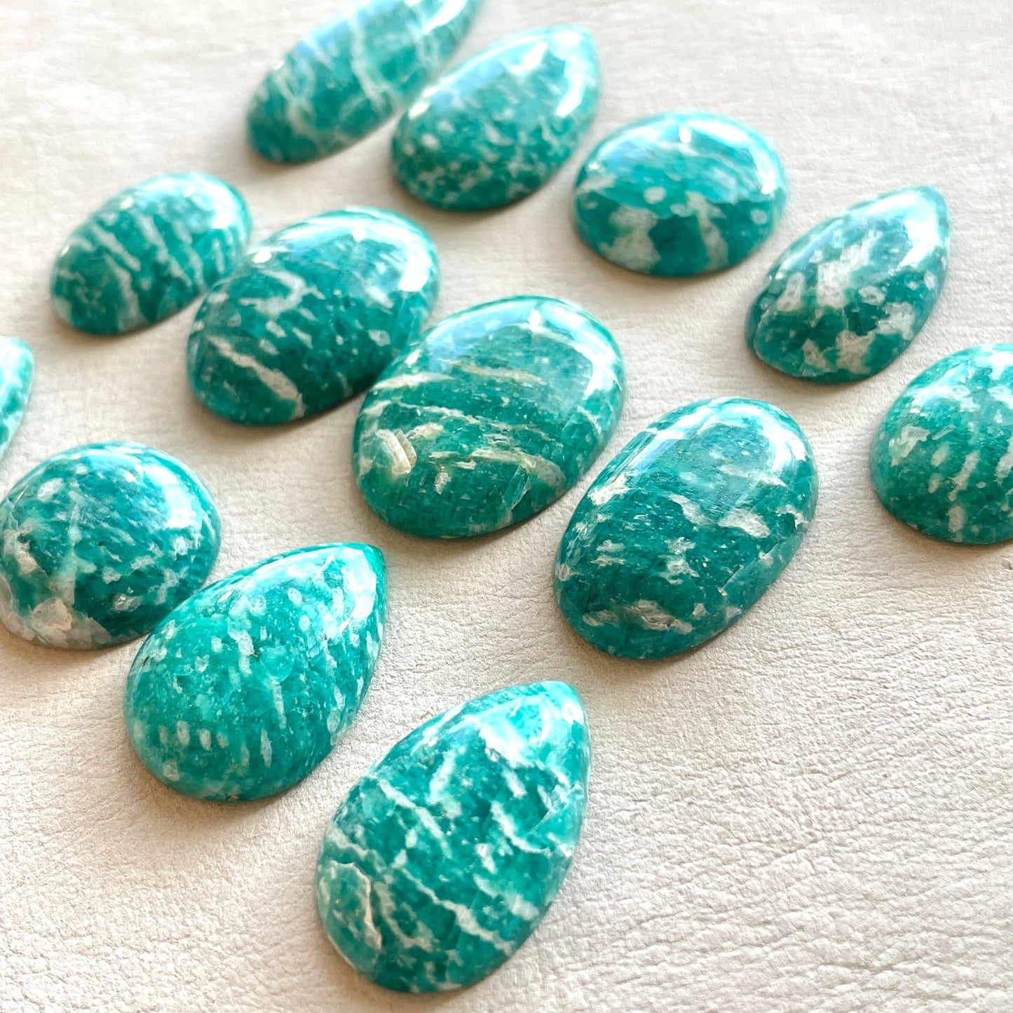 19-34mm Russian Amazonite Cabochon Smooth - Choose your Stone (W9)