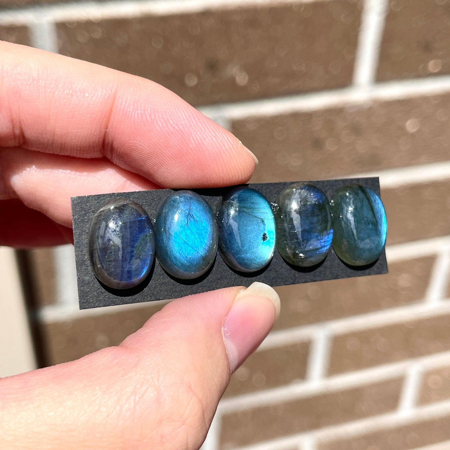 Blue Labradorite Oval Cabochon Smooth 14x10mm - Choose your Stone (W6)