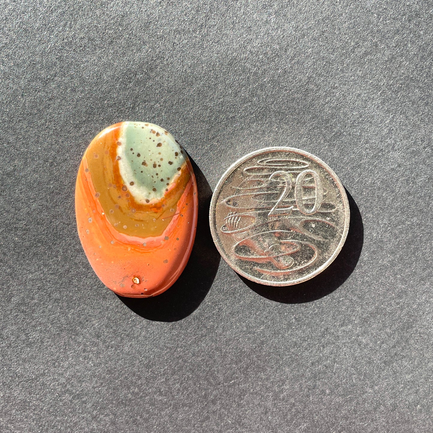 Polychrome Jasper Oval Cabochon - 36x24.5mm