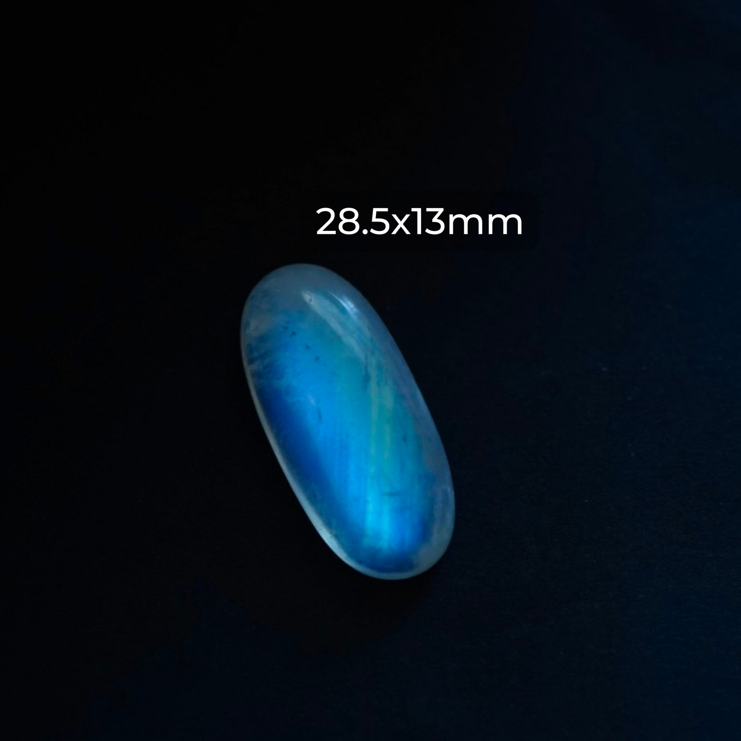 Blue Moonstone Oval Cabochon (A)