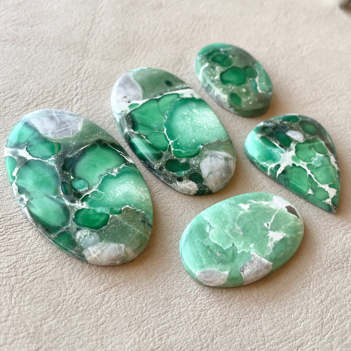 Australian Variscite Cabochon Smooth - Choose your Stone (A) W1