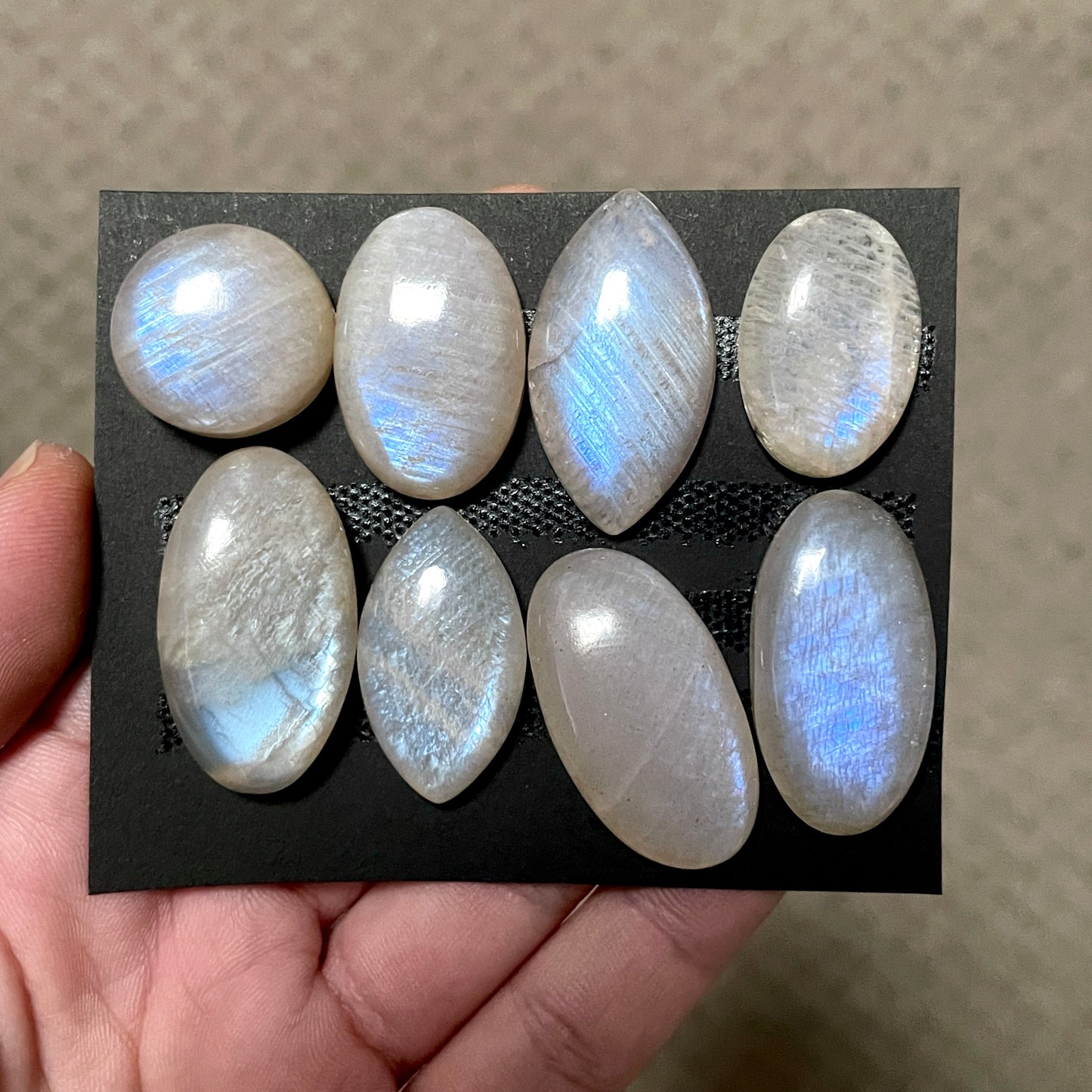 Belomorite Moonstone (Sunstone with Moonstone) Cabochon Smooth - Choose your Stone (B)W4