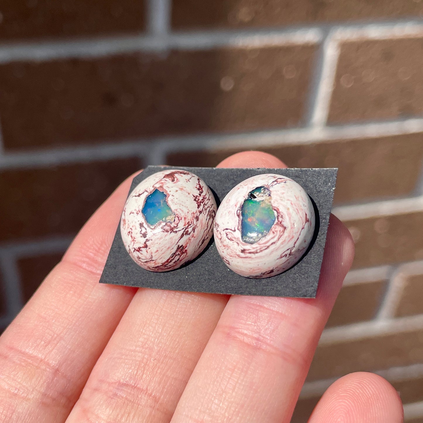 Mexican Cantera Fire Opal Cabochon Smooth - Choose your Stone (W7)