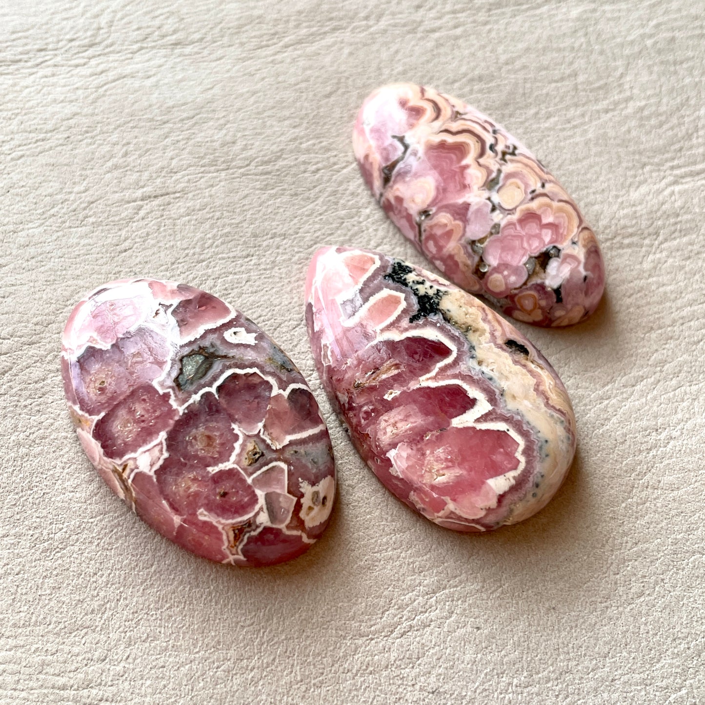 Rhodochrosite Cabochon Smooth - Choose your Stone (B)
