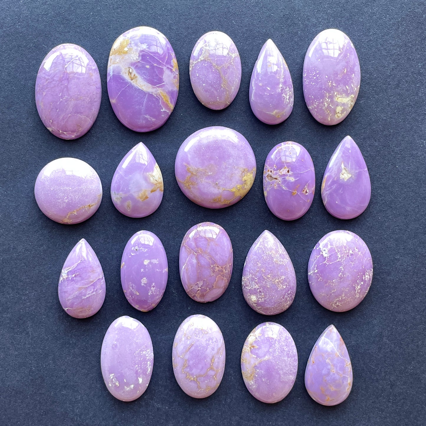19-30mm Phosphosiderite Cabochon Smooth - Choose your Stone (W6)