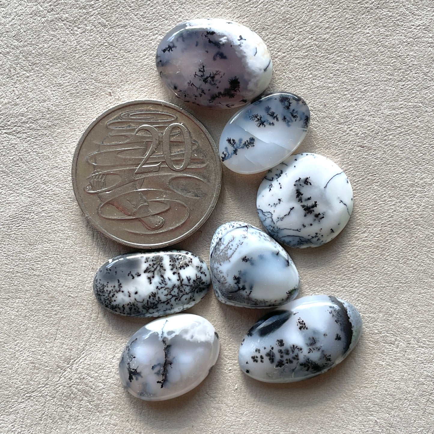 Dendritic Opal Cabochon Smooth - Choose your Stone (W6)