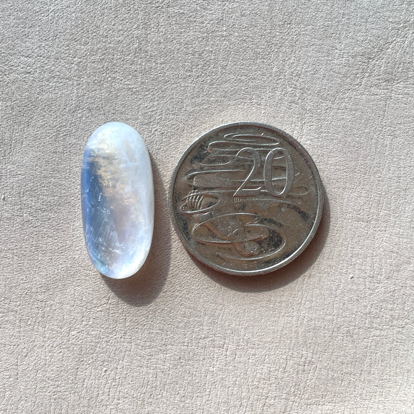Blue Moonstone Oval Cabochon (A)
