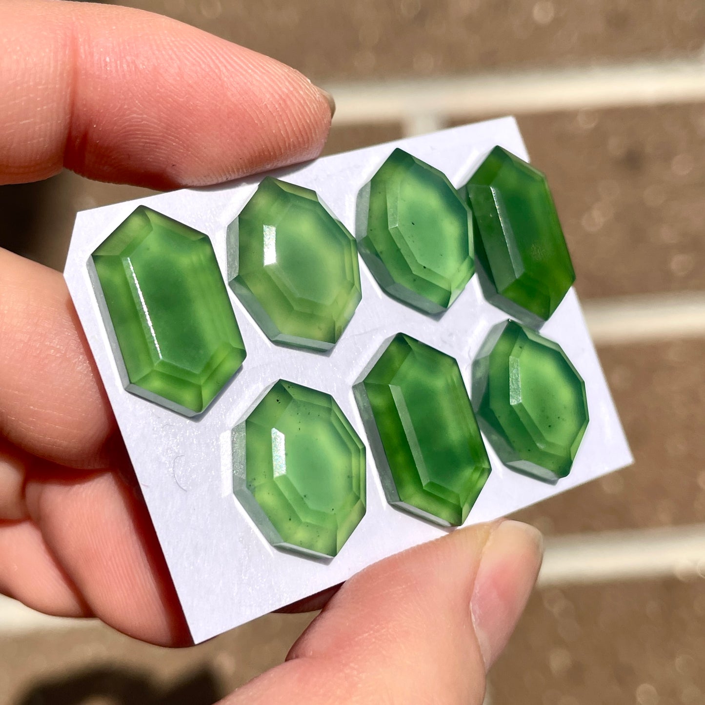Serpentine Cabochon Step Cut - Choose your Stone (W10)