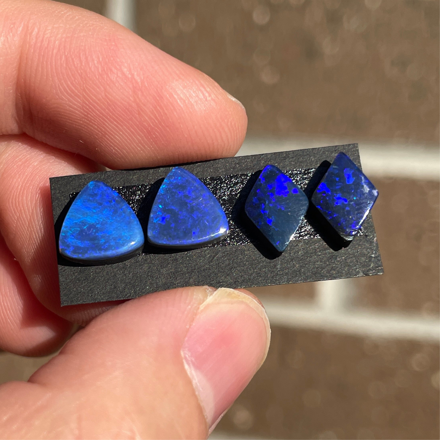 Australian Opal Doublet Cabochon Pairs - Choose your Pair (W6)