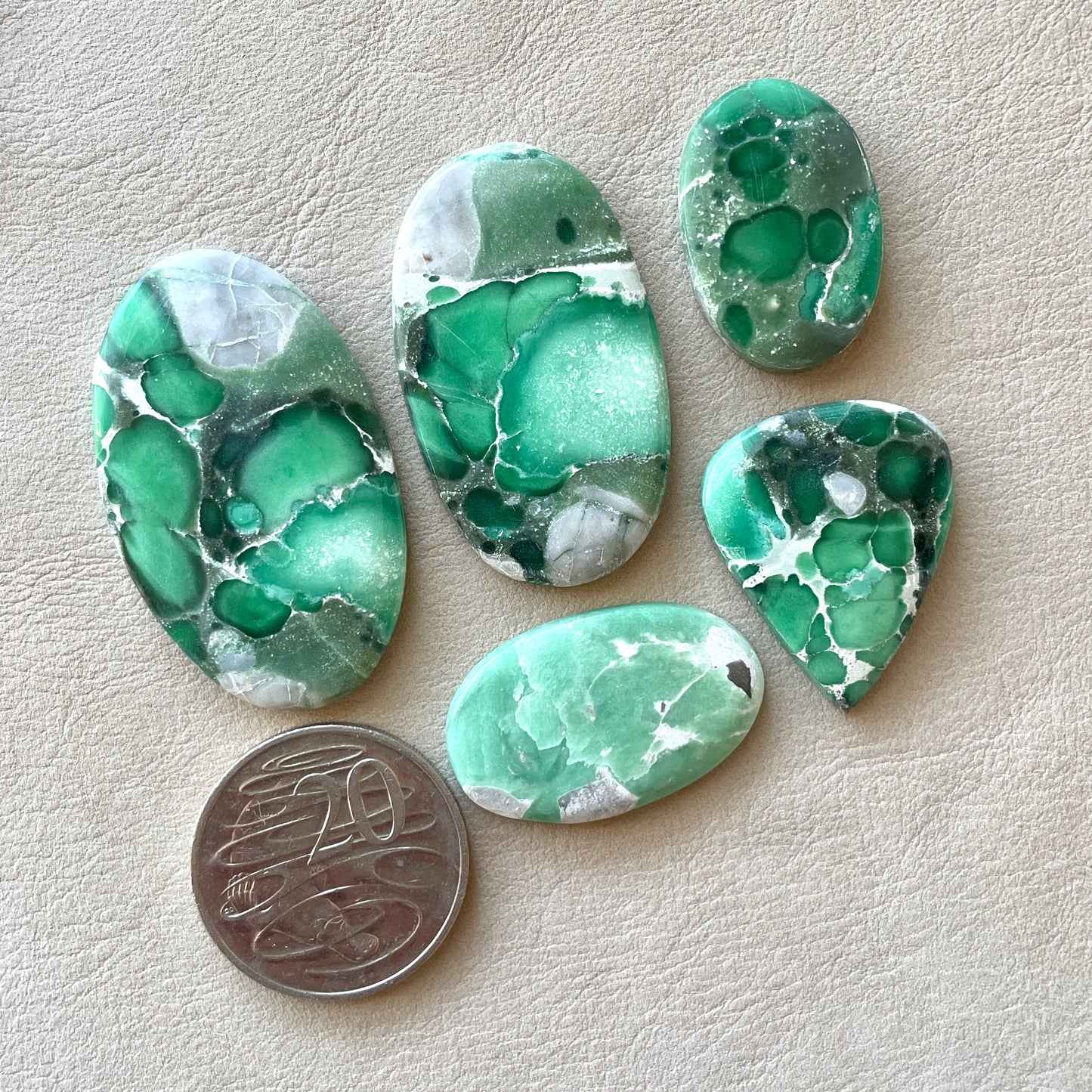 Australian Variscite Cabochon Smooth - Choose your Stone (A) W1