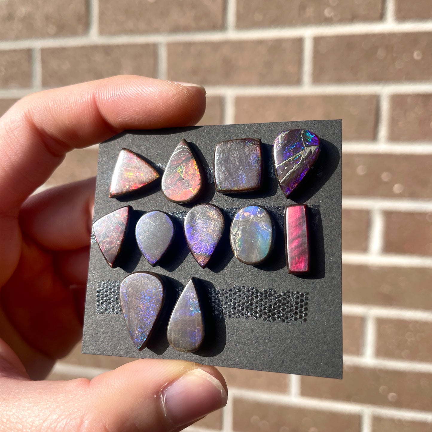 Canadian Ammolite Cabochon Smooth - Choose your Stone (A) W2