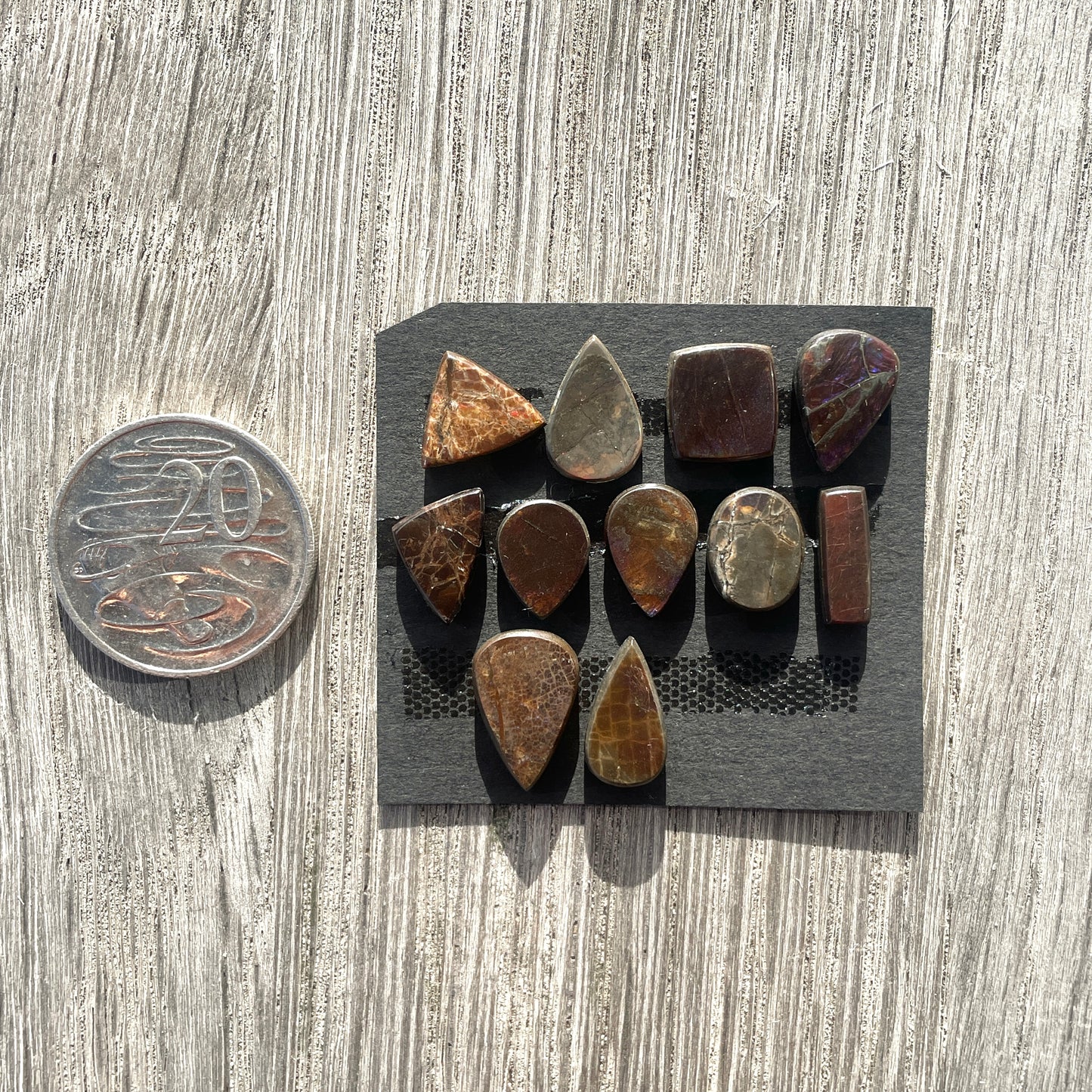 Canadian Ammolite Cabochon Smooth - Choose your Stone (A) W2