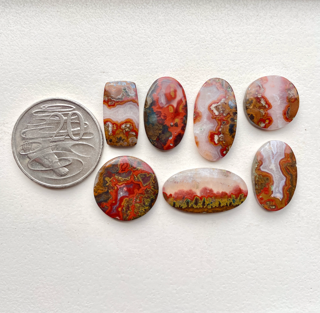 Moroccan Seam Agate Cabochon Smooth - Choose your Stone (W2)